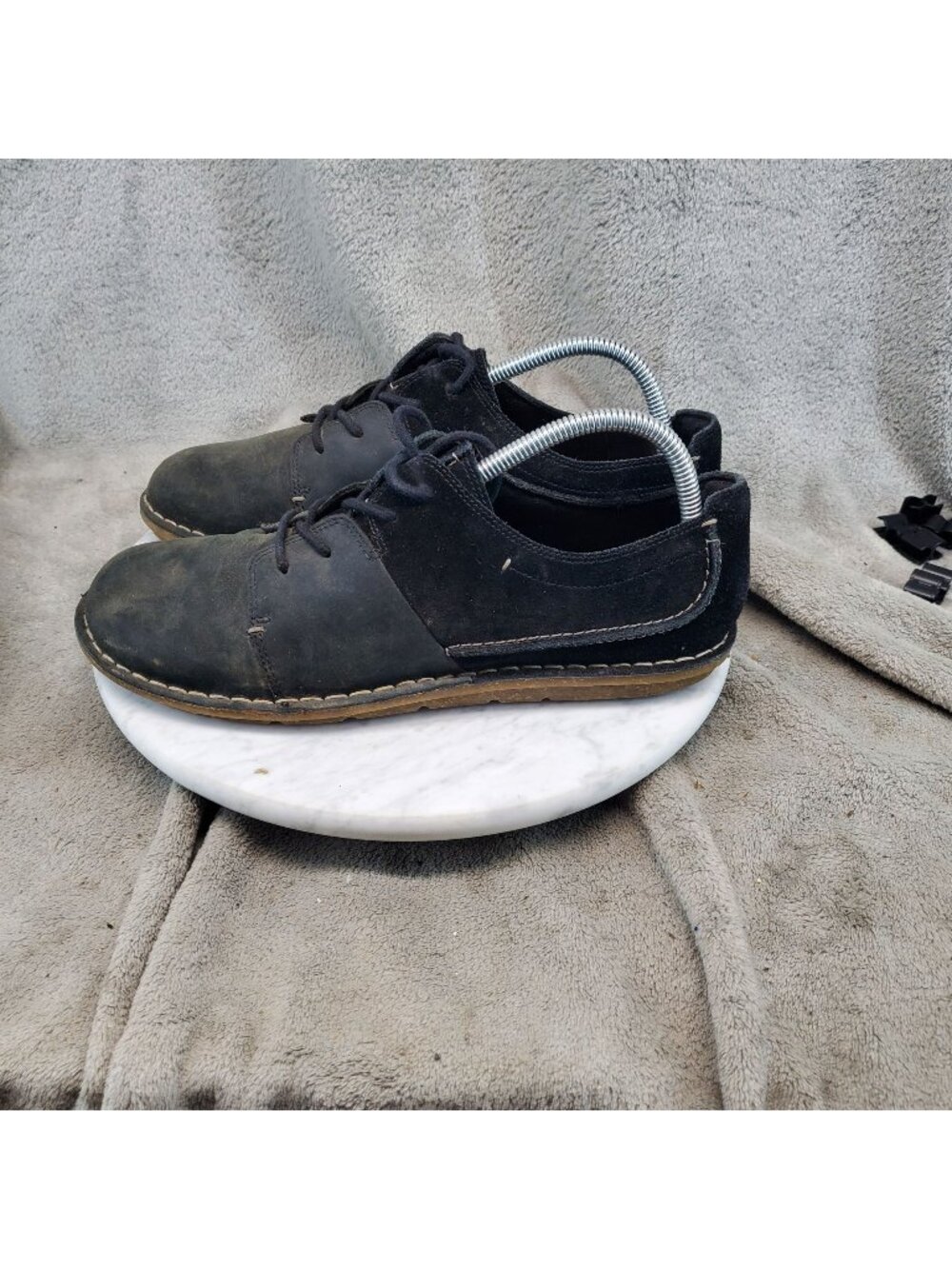 Clarks Shoes Womens Size 10 Black Leather Collection Tamitha Daisy Shoes *Read*